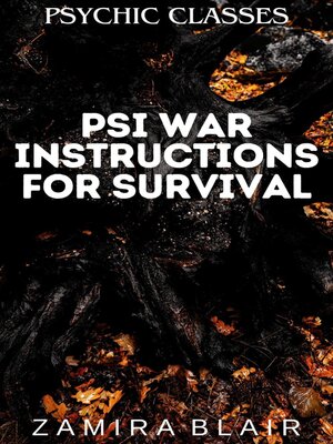 cover image of Psi War Instructions for Survival